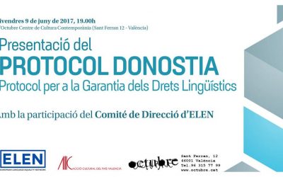 ELEN in Valencia: Donostia Protocol and ELEN’s work in promoting and protecting minoritised languages